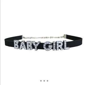 Baby girl choker collar necklace